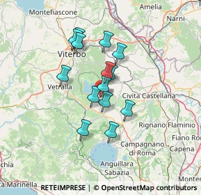 Mappa Vicolo del Montone, 01037 Ronciglione VT, Italia (10.87643)