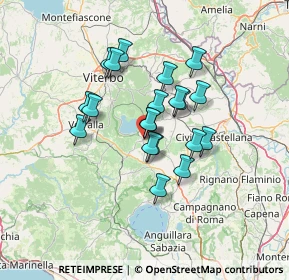 Mappa Vicolo del Montone, 01037 Ronciglione VT, Italia (10.9405)