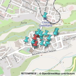 Mappa Via XII Settembre, 01033 Civita Castellana VT, Italia (0.147)