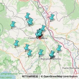 Mappa Via Giovanni Trevisan, 01033 Civita Castellana VT, Italia (6.9825)