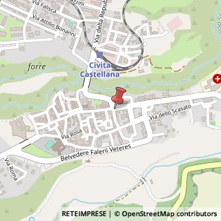 Mappa Via delle Palme, 1, 01033 Civita Castellana, Viterbo (Lazio)