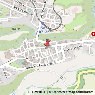 Mappa Via Ulderico Midossi, 4, 01033 Civita Castellana, Viterbo (Lazio)