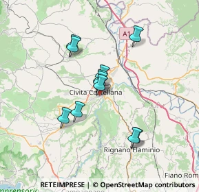Mappa Via Vincenzo Ferretti, 01033 Civita Castellana VT, Italia (5.83)