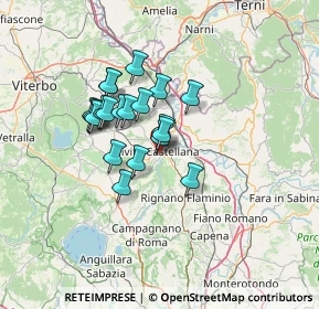 Mappa Via Vincenzo Ferretti, 01033 Civita Castellana VT, Italia (10.472)