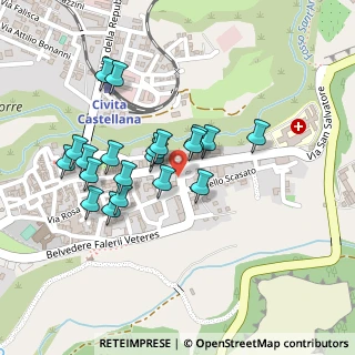 Mappa Piazza Guglielmo Marconi, 01033 Civita Castellana VT, Italia (0.21)