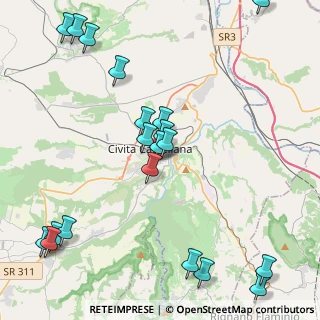 Mappa Piazza Guglielmo Marconi, 01033 Civita Castellana VT, Italia (5.5845)
