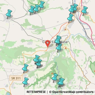 Mappa SS 311, 01033 Civita Castellana VT, Italia (6.3525)