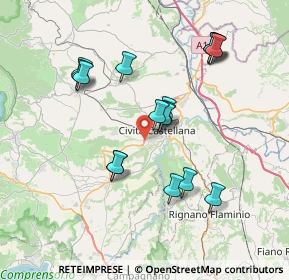 Mappa SS 311, 01033 Civita Castellana VT, Italia (7.42294)