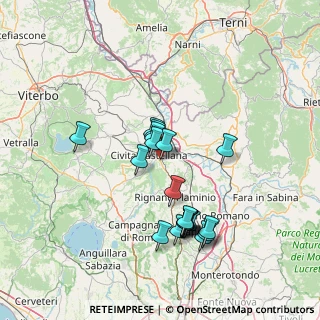 Mappa Via Ponzano Cave, 01033 Civita Castellana VT, Italia (14.0725)