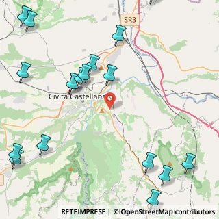 Mappa Via Ponzano Cave, 01033 Civita Castellana VT, Italia (6.64158)