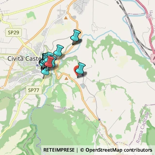 Mappa Via Ponzano Cave, 01033 Civita Castellana VT, Italia (1.81615)