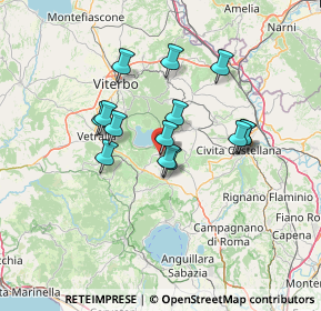 Mappa Viale 5 Giugno, 01037 Ronciglione VT, Italia (11.53857)