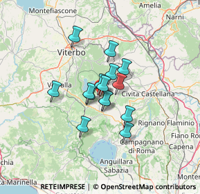 Mappa Via XXIV Maggio, 01037 Ronciglione VT, Italia (8.67667)