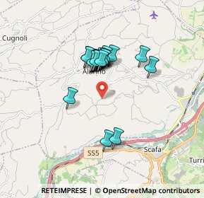 Mappa Via Fonte Sant'Angelo, 65020 Alanno PE, Italia (1.3655)