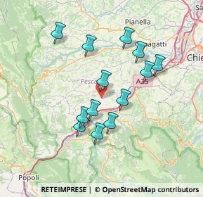 Mappa Via Fonte Sant'Angelo, 65020 Alanno PE, Italia (6.69538)