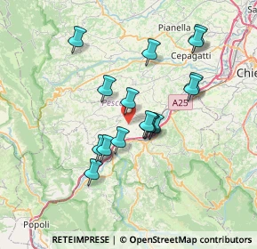 Mappa Via Fonte Sant'Angelo, 65020 Alanno PE, Italia (6.42813)
