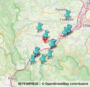 Mappa Via Fonte Sant'Angelo, 65020 Alanno PE, Italia (6.35615)