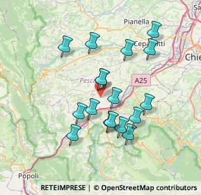 Mappa Via Fonte Sant'Angelo, 65020 Alanno PE, Italia (6.58529)