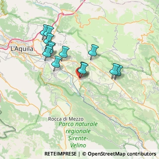 Mappa Via Scura, 67028 San Demetrio Ne' Vestini AQ, Italia (7.20615)