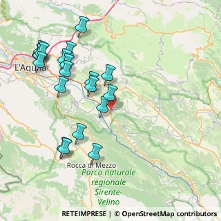 Mappa Via Scura, 67028 San Demetrio Ne' Vestini AQ, Italia (9.3995)