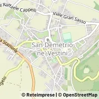Kartta San Demetrio ne' Vestini