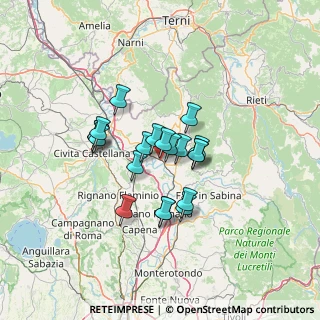 Mappa Via sabina nord, 02044 Forano RI, Italia (10.264)