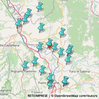 Mappa Via sabina nord, 02044 Forano RI, Italia (9.44)
