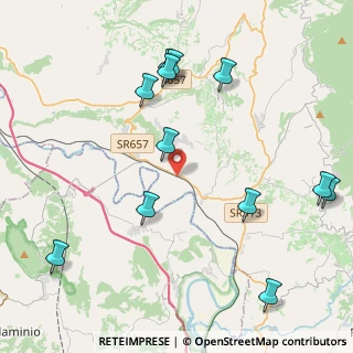Mappa Via sabina nord, 02044 Forano RI, Italia (5.225)