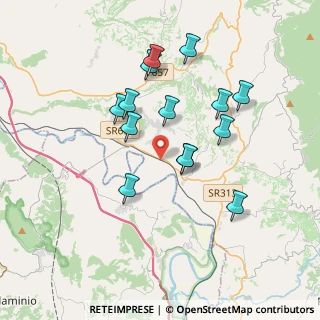 Mappa Via sabina nord, 02044 Forano RI, Italia (3.51643)