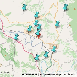 Mappa Via sabina nord, 02044 Forano RI, Italia (4.81231)