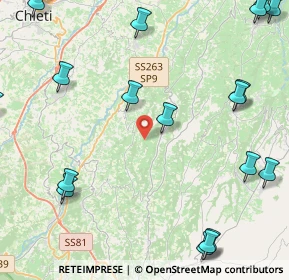Mappa Via Porcareccia, 66010 Vacri CH, Italia (6.901)
