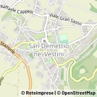 Map San Demetrio ne' Vestini