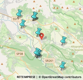 Mappa Via San Vincenzo de' Paoli, 67028 San Demetrio Ne' Vestini AQ, Italia (4.25)