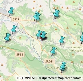 Mappa Via San Vincenzo de' Paoli, 67028 San Demetrio Ne' Vestini AQ, Italia (4.227)