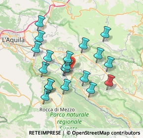 Mappa Via San Vincenzo de' Paoli, 67028 San Demetrio Ne' Vestini AQ, Italia (6.694)