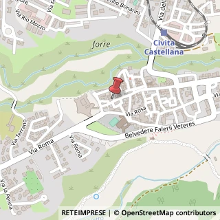 Mappa Via del Forte, 44, 01033 Civita Castellana, Viterbo (Lazio)