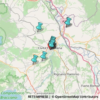 Mappa Via dei SS. mi Martiri Marciano e Giovanni, 01033 Civita Castellana VT, Italia (3.61231)