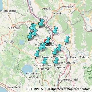 Mappa Via dei SS. mi Martiri Marciano e Giovanni, 01033 Civita Castellana VT, Italia (11.133)