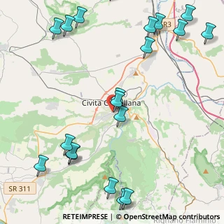 Mappa Via dei SS. mi Martiri Marciano e Giovanni, 01033 Civita Castellana VT, Italia (6.2275)