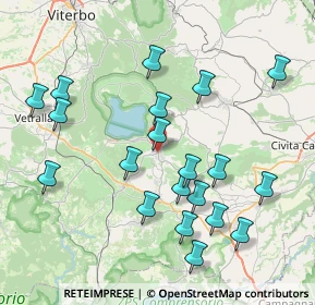 Mappa Via Raffaello Sanzio, 01037 Ronciglione VT, Italia (8.7505)