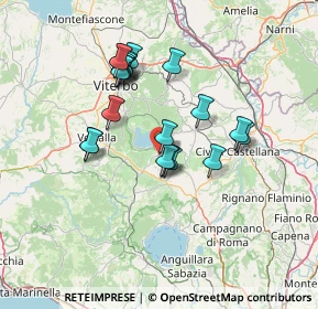 Mappa Via Raffaello Sanzio, 01037 Ronciglione VT, Italia (12.9235)