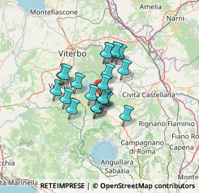 Mappa Via Raffaello Sanzio, 01037 Ronciglione VT, Italia (9.0055)