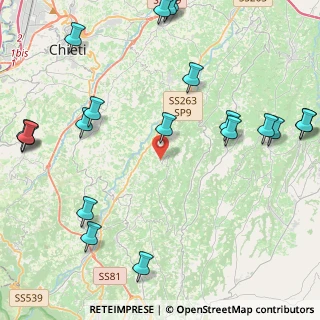 Mappa 66010 Vacri CH, Italia (6.184)