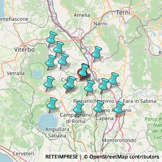 Mappa Via Rosa, 01033 Civita Castellana VT, Italia (11.91833)