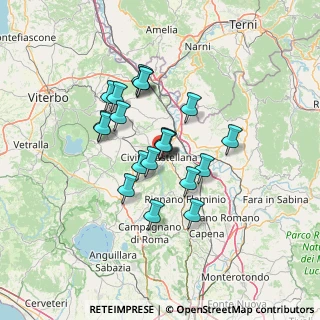Mappa Via Rosa, 01033 Civita Castellana VT, Italia (11.16)