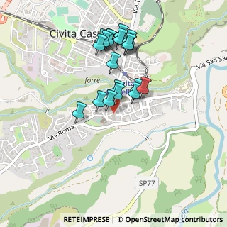 Mappa Via Rosa, 01033 Civita Castellana VT, Italia (0.436)