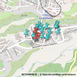 Mappa Via Rosa, 01033 Civita Castellana VT, Italia (0.1415)