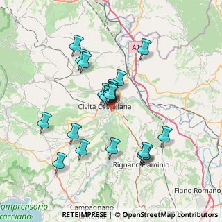 Mappa Via Castel Sant'Elia, 01033 Civita Castellana VT, Italia (7.0375)