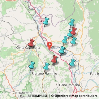 Mappa A1 - Autostrada del Sole, 01033 Civita Castellana VT, Italia (7.69067)