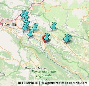 Mappa Via Colle, 67028 San Demetrio Ne' Vestini AQ, Italia (7.01769)